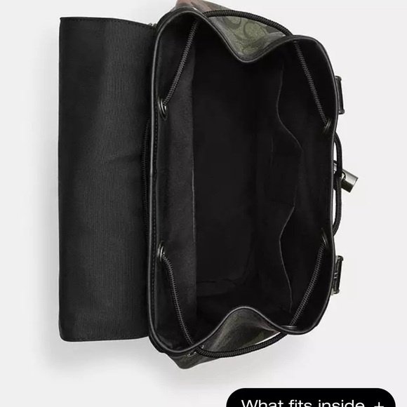 Track Backpack In Signature Canvas With Camo Print - Picture 4 of 5